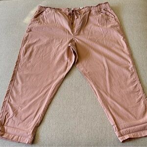 Women's Casual Pink Capris